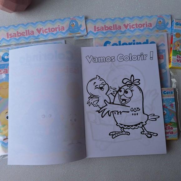 Livrinho de Colorir Galinha