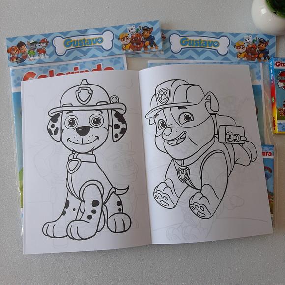 Livrinho de Colorir Patrulha Canina