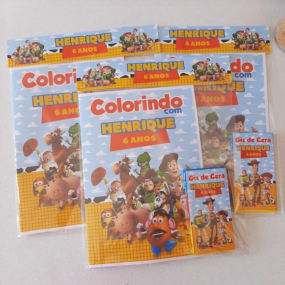 Livrinho de Colorir Toy Story