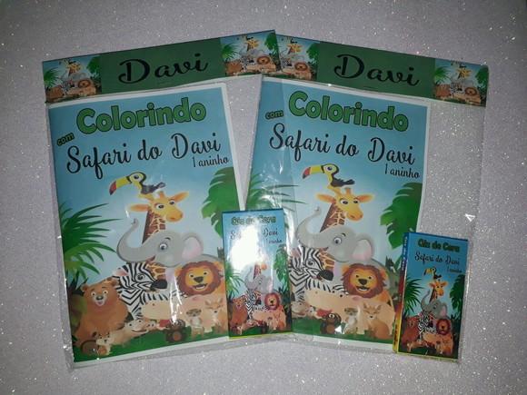 Livrinho de Colorir Safari