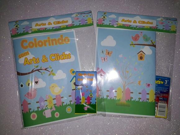Livrinho de Colorir Tema Jardim