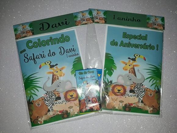 Livrinho de Colorir Safari