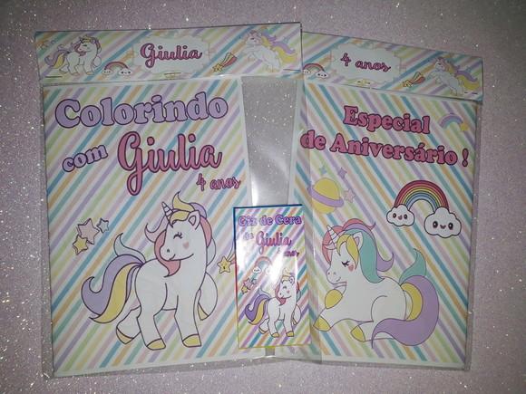 Livrinho de Colorir Unicórnio