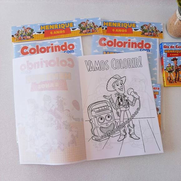 Livrinho de Colorir Toy Story
