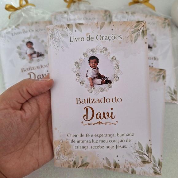 Livrinho de Orações Batizado Lembrancinha