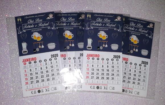 Mini Calendário Chá Bar