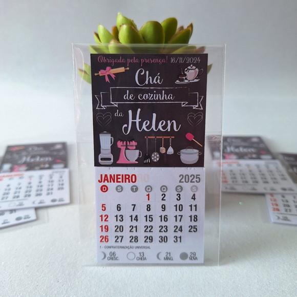 Mini Calendário Chá de Cozinha 2025