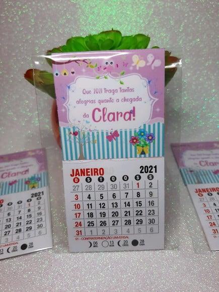 Mini Calendário Jardim Encantado