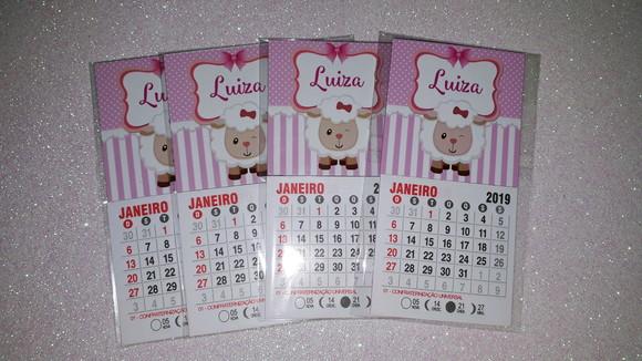 Mini Calendário Ovelhinha