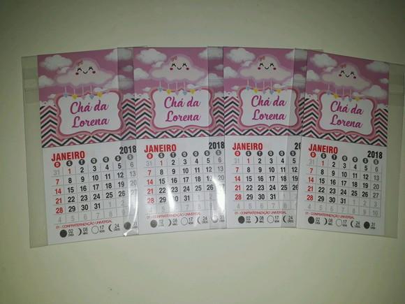 Mini Calendário Nuvem