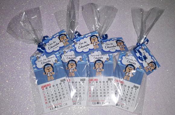 Mini Calendário Ursinho Aviador