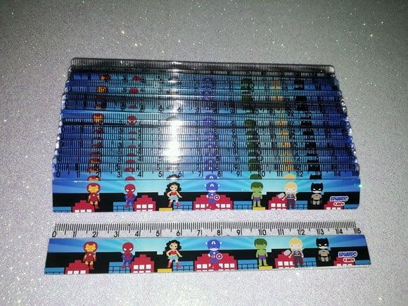 Regua Personalizada Mini Herois