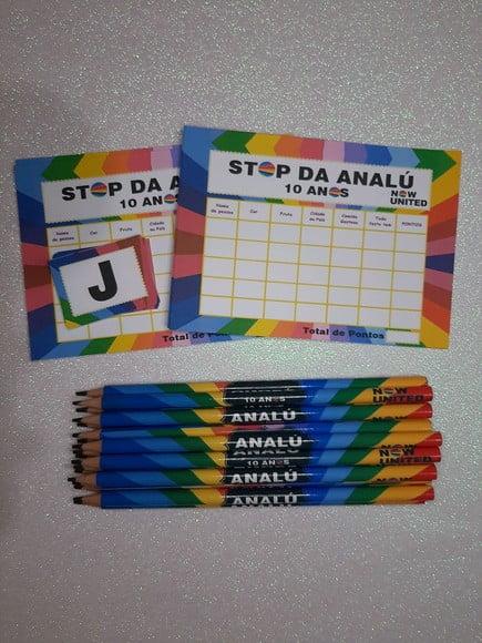 Stop E Lápis Festa Do Pijama Now United