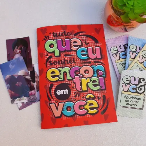 Álbum de Figurinhas Dia dos Namorados