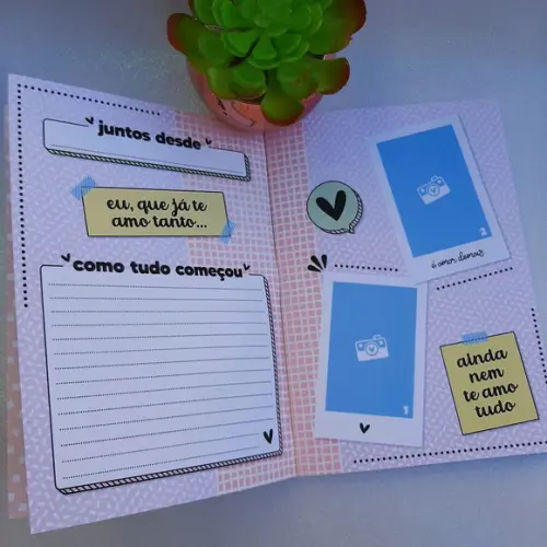 Álbum de Figurinhas Dia dos Namorados