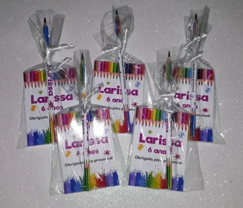 Bloquinho de Anotação + Lápis Aquarela