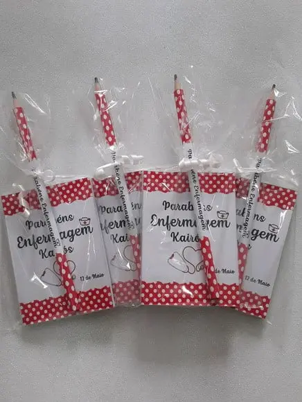 Bloquinho de Anotação + Lápis Enfermagem
