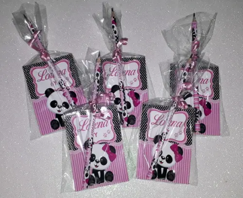 Bloquinho de Anotação + Lápis Panda