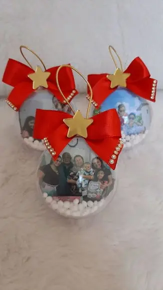 Bolinha de Natal com Foto