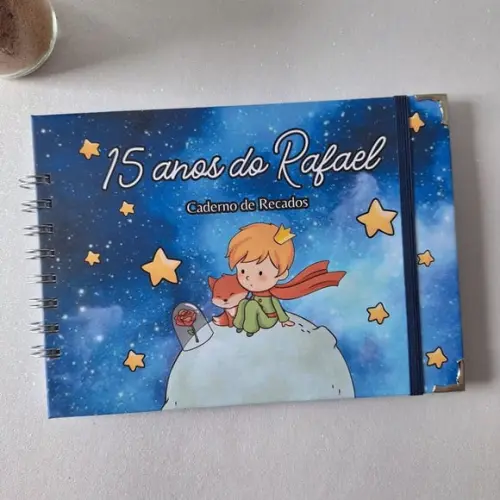 Caderno de Recados 15 Anos Pequeno Príncipe