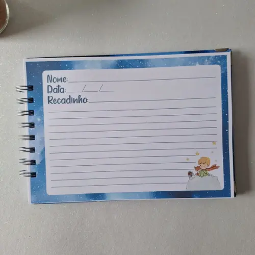 Caderno de Recados 15 Anos Pequeno Príncipe