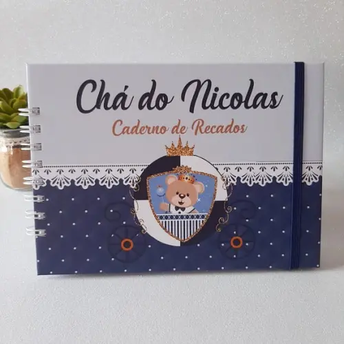 Caderno de Recados Chá de Bebê