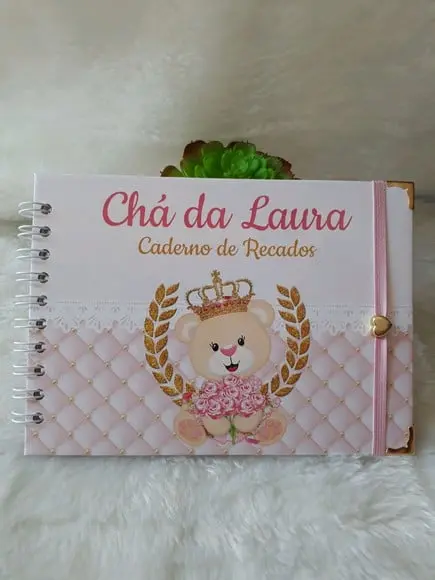 Caderno de Recados Chá de Bebê