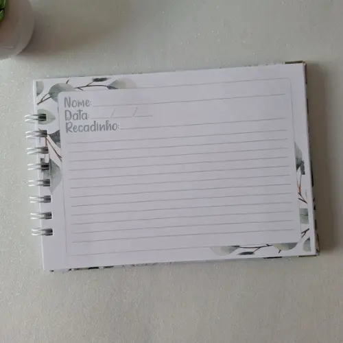 Caderno de Recados Chá de Cozinha