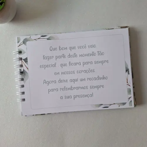 Caderno de Recados Chá de Cozinha