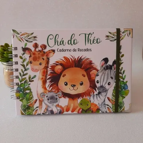 Caderno de Recados Safari