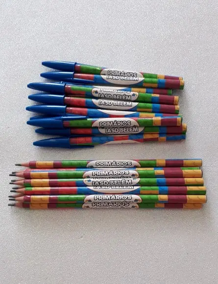 Caneta + Lápis Lego