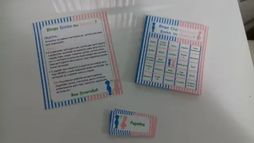 Cartela de Bingo + Lápis Personalizado