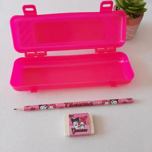 Estojo, Lapis, Borracha Hello Kitty