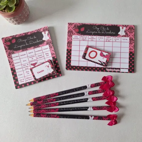 Kit 2 Brincadeiras Chá de Lingerie