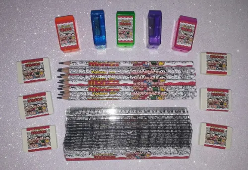 Lapis + Apontador + Borracha + Régua