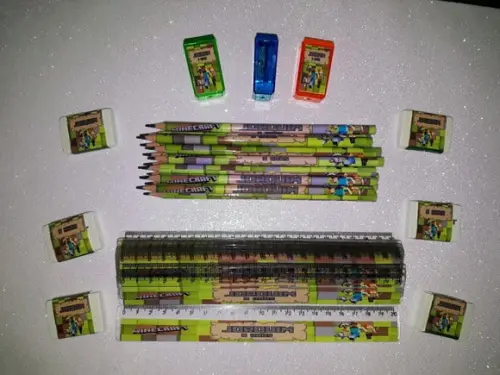 Lapis + Apontador + Borracha + Régua