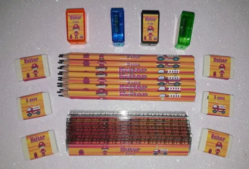 Lapis + Borracha + Régua Bombeiro