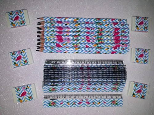 Lapis + Borracha + Régua Flamingo
