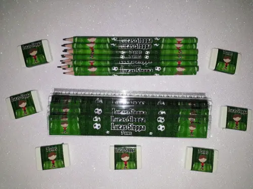 Lapis + Borracha + Régua Futebol