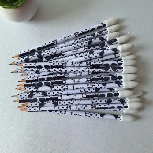 Lapis com Ponteira de Borracha Panda