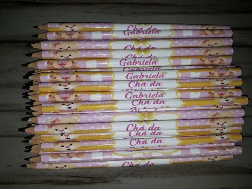 Lapis Personalizados Cha de Bebê