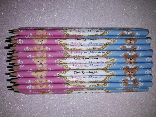Lapis Personalizados Chá Revelação