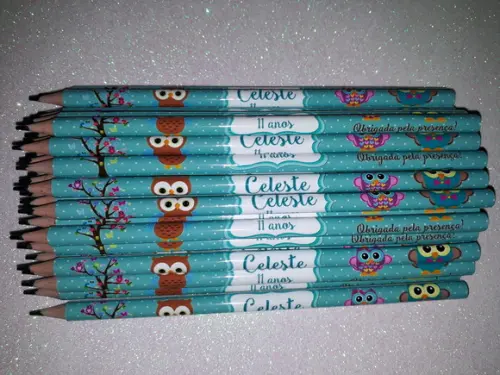 Lapis Personalizados Corujinha