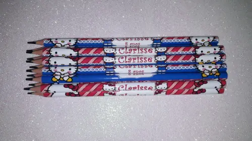 Lapis Personalizados Hello Kity