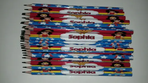 Lapis Personalizados Mulher Maravilha