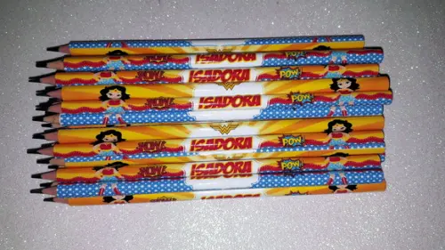 Lapis Personalizados Mulher Maravilha