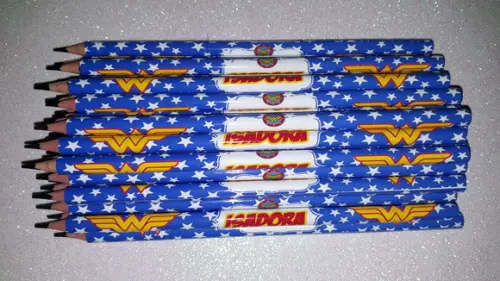 Lapis Personalizados Mulher Maravilha