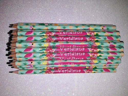 Lapis Personalizados Tropical Flamingo