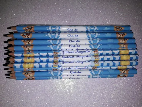 Lapis Personalizados Ursinho Baloeiro