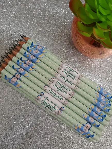 Lapis Personalizados Ursinho Aviador